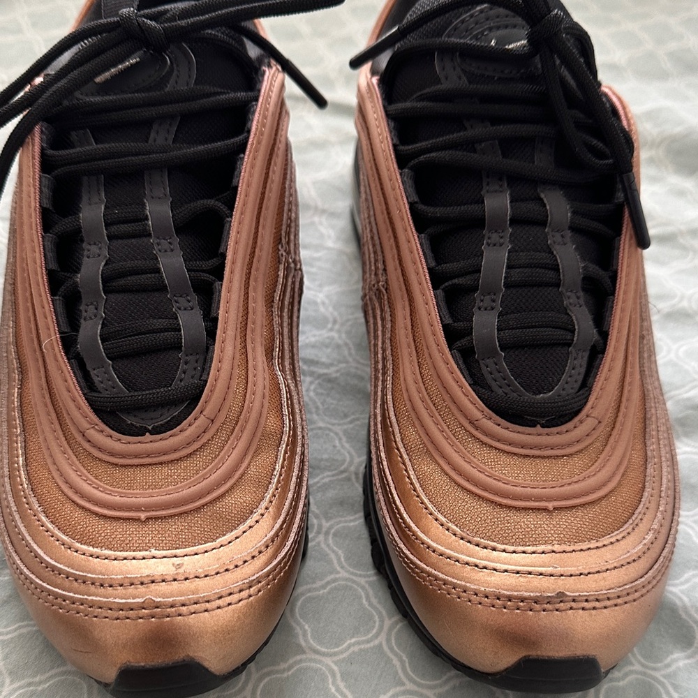 Nike Airmax 97 OG Sneakers in Rose Gold and Black